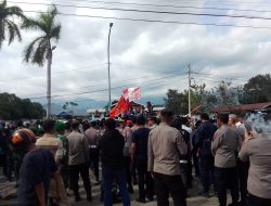 Polres Polman Berhasil Mengawal Dan Mengamankan Pengunjuk Rasa Tolak Kenaikan PBB