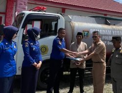 Terima Kendaraan Damkar,Posko Damkar Wonomulyo Akan Beroperasi Kembali