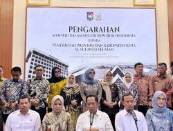 Bupati Soppeng Hadiri Pengarahan Mendagri