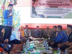 Perayaan Maulid Di Desa Katumbangan Campalagian, Kadis Tanpan Polman Beri Motivasi Para Petani 