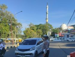 Satlantas Polres Soppeng Gelar Commanderwish Pagi, Wujudkan Kamseltibcarlantas yang Nyaman dan Humanis