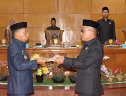 Bupati Sidrap Hadiri Rapat Paripurna Penetapan Dua Ranperda Inisiatif DPRD