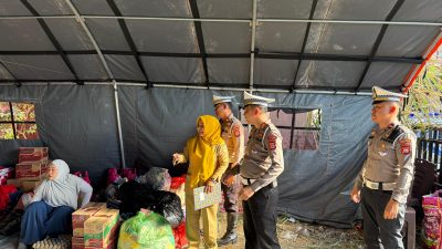 Polres Parepare Salurkan Bantuan Kemanusiaan untuk Korban Kebakaran di Menara Soreang