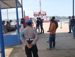 Pengamanan Ketat di Pelabuhan Parepare Saat Kedatangan KM Pantokrator dari Nunukan