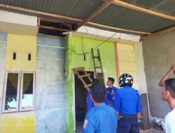 Akibat Korsleting Listrik,BTN Marwa Di Polman Nyaris Ludes Dilalap SiJago Merah