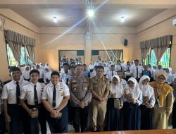 SAT BINMAS POLRES SOPPENG GELAR PENYULUHAN DAN HIMBAUAN KAMTIBMAS DI SMPN 1 WATANSOPPENG