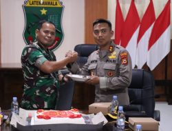 Momentum HUT ke-80 TNI, Kapolres Soppeng Perkuat Kebersamaan TNI–Polri