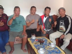 Silaturahmi Media Lokal dengan Kasat Samapta Polres Barru.