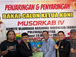 Balon Ketua Koni Polman AMP Telah Mengembalikan Formulir, Dukungan 19 Cabor