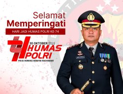Kapolres Polman:Selamat Hari Jadi Humas Polri ke-74: “Polisi Humanis Harapan Masyarakat”
