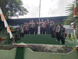 Aksi Solidaritas, Polsek Bacukiki Sambangi Koramil 1405/03, Beri Ucapan Selamat HUT TNI ke-80