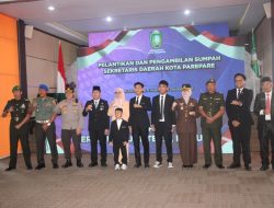 Waka Polres Parepare Hadiri Pelantikan Sekretaris Daerah Kota Parepare