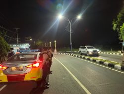 Patroli Kamis Malam, Sat Samapta Sasar Pemukiman Timurama Hingga Pantau Situasi Dalam Kota Parepare