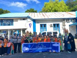 Polisi Sahabat Anak, Sat Lantas Polres Parepare Kenalkan Tertib Lalu Lintas Sejak Dini Kepada Pelajar SD IT Muhammadiyah