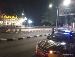 Patroli Blue Light Polsek Bacukiki, Pantau Situasi di Senin Malam