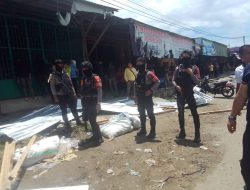 Pagar Sengketa Lahan Belakang Pasar Sentral Pekkabata Polman Dibongkar Paksa,Situasi Memanas