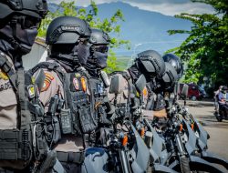 Polres Barru Sukses Mengamankan Tabliq Akbar Di Masjid  Agung  Nurul Imam Barru