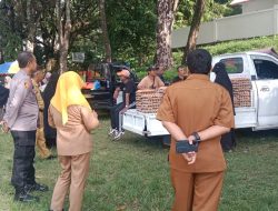 Waka Polsek Bacukiki Laksanakan Patroli, Sambangi Lokasi Pasar Murah di Lapangan Bina Lipu