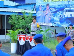 Kapolda Sulsel Pimpin Apel Bersama Personel Ditpolairud Polda Sulsel