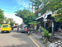 Patroli Turjawali Sat Lantas Polres Parepare Awasi Area Larangan Parkir dan Ketertiban Lalu Lintas