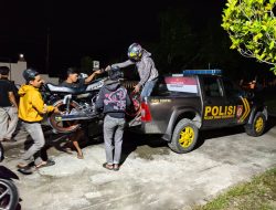 Polsek Wonomulyo Bubarkan Balapan Liar Di Wonomulyo,4 Unit Sepeda motor Diamankan