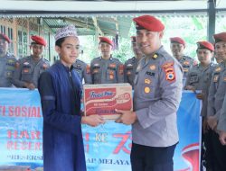 Polres Barru Peringati HUT Reserse Polri,Dengan Membagikan Paket Sembako Di Panti Asuhan