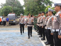 Dalam Rangka Pengamanan Perayaan NATARU, Polres Barru Resmi Mennggelar Operasi Lilin, 2025