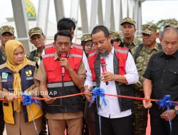 Gubernur Sulsel Resmikan Jembatan Malake, Penghubung Sidrap–Wajo