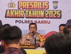 Rilis Polres Barru Akhir Tahun, 2025