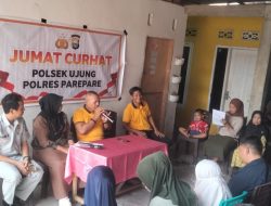 Jumat Curhat Polsek Ujung, Kapolres Parepare Mengajak Warga Galakkan Poskamling