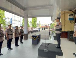 Kapolres Parepare Pimpin Sertijab, Kompol Slamet Paryanto Resmi Jabat Kabag Ops Polres Parepare, Gantikan Kompol Burhanuddin