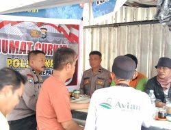 Jumat Curhat Polsek KPN, Sambangi Buruh dan Pedagang Asongan dengan Pola Door to Door