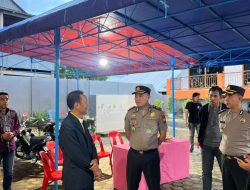 Jelang Operasi Lilin 2025, Kapolres Parepare Tinjau Pengamanan Ibadah di Gereja