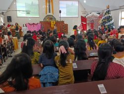 Polsek Soreang Amankan Ibadah Natal Sekolah Minggu Gereja Toraja Parepare