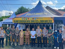 Walikota dan Kapolres Parepare Tinjau Pos Pengamanan Natal 2025 dan Tahun Baru 2026