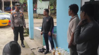 Cipta Kondisi Jelang Malam Tahun Baru 2026, Polsek Bacukiki Sasar Penjual Miras Tradisional