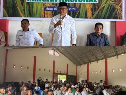 Bupati Polman Hadiri Sosialisasi Syukuran Swasembada Pangan Nasional DI Kecamatan Luyo