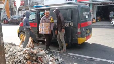 Kepolisian Hadir di Tengah Kedukaan Warga, Polsek KPN Berikan Bantuan