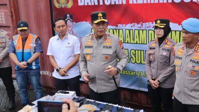 Polda Sulsel Kirim Bantuan Kemanusiaan untuk Korban Bencana Alam di Sumatera
