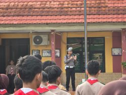 Sat Lantas Polres Parepare Sasar Pelajar SMA Negeri 5 lewat Police Goes To School