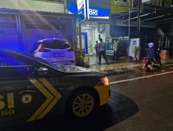 Penghujung Operasi Lilin, Polsek Ujung Tetap Konsisten Laksanakan Patroli Blue Light