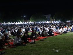 Kapolres Parepare Pimpin Pengamanan Malam Tahun Baru, Hadiri Tabligh Akbar dan Doa Bersama Lintas Agama
