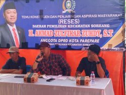 Temu Konstituen dan penjaringan aspirasi masyarakat lorong Maspul Kecematan Soreang Kota Pare-Pare Propinsi Sul-Sel.
