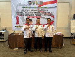 Haedar Ahmad Resmi Jabat Ketua APDESI Merah Putih Kabupaten Pinrang 