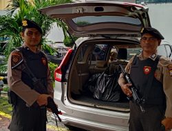 Sat Samapta Polres Soppeng Laksanakan Pengawalan Cover Dana BRI ke Makassar, Perjalanan Aman dan Lancar
