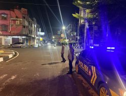 Polsek KPN Polres Parepare Perketat Pengamanan Malam Hari Lewat Patroli Blue Light