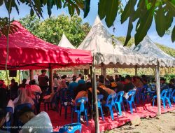10.000 Bibit Kopi Robusta Ditanam di Bacukiki, Kapolsek Turut Lakukan Penanaman