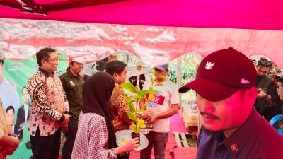 Kapolsek Bacukiki Hadiri Tanam 10.000 Kopi Robusta di Parepare