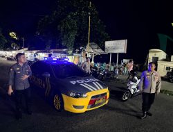Jaga Keamanan Malam Hari, Polsek KPN Patroli Sejumlah Ruas Jalan