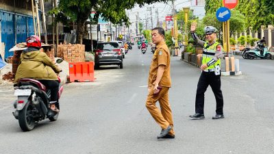 Humanis di Operasi Keselamatan, Sat Lantas Polres Parepare Lindungi Pejalan Kaki